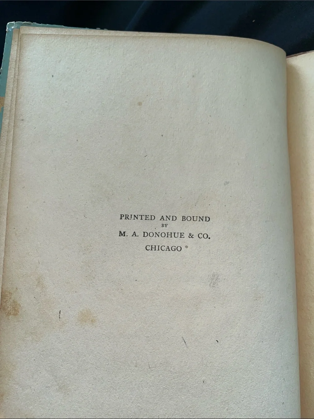 Antique MOTHER GOOSE ABC Book 1918 Inscription MA Donohue &Co Chicago